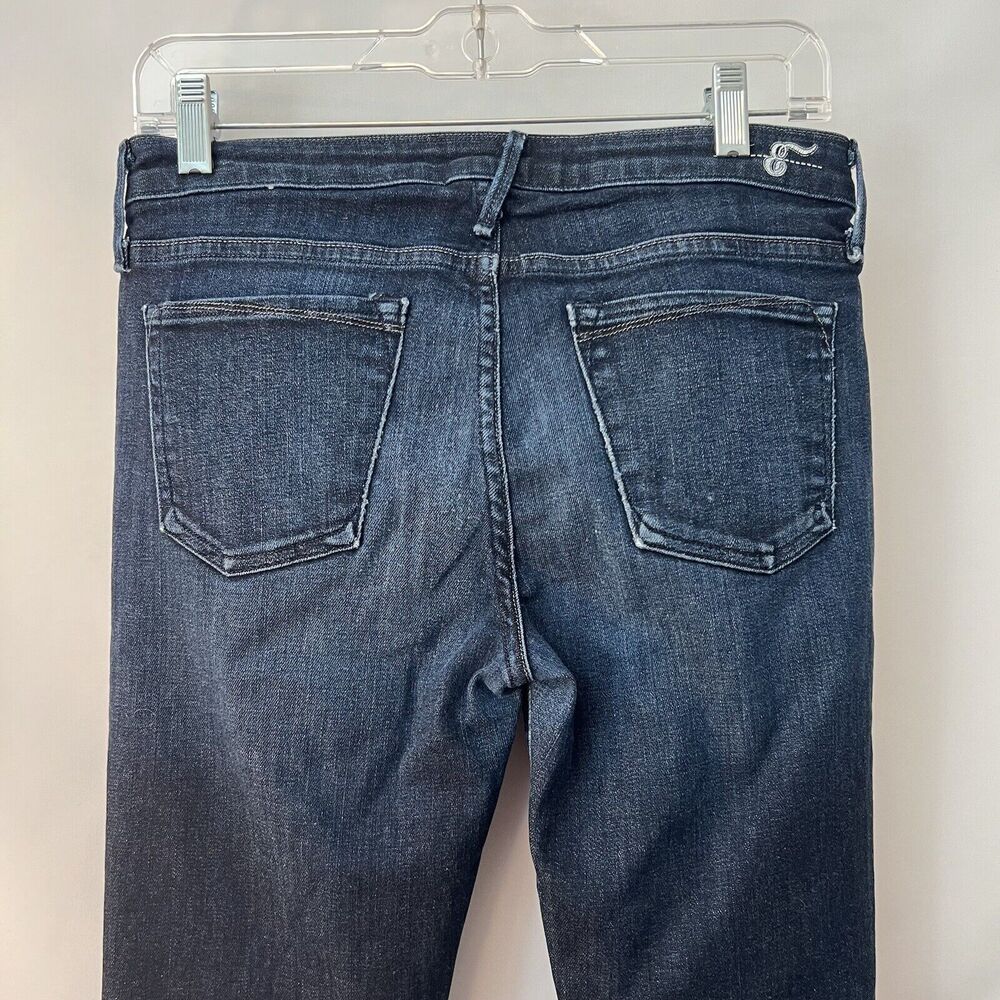 Earnest Sewn Womens Jeans 29 Hefner Blue Dark Wash Bootcut Cotton - Picture 4 of 8